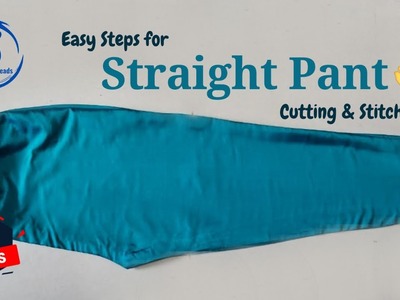 Straight Pant for women cutting and stitching | Steps by step Tutorial