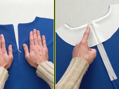 This technique will make sewing the hidden zipper better on the dress