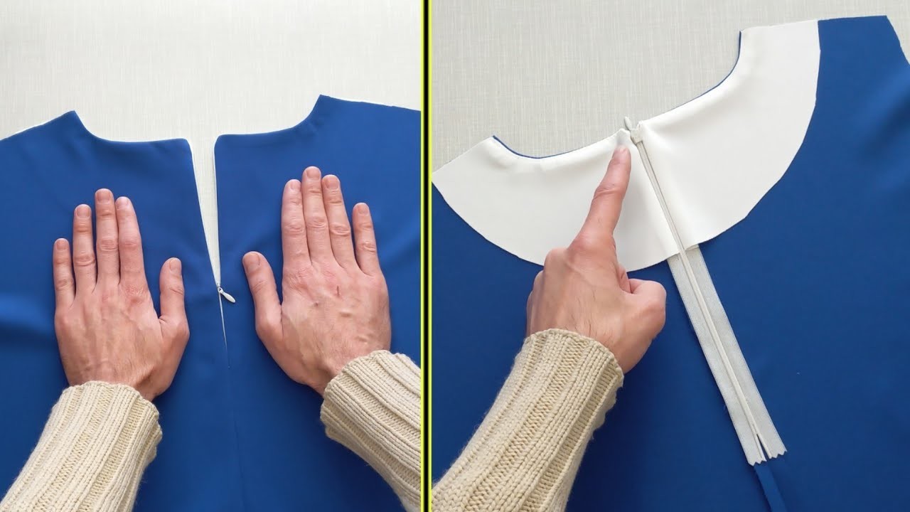 This technique will make sewing the hidden zipper better on the dress
