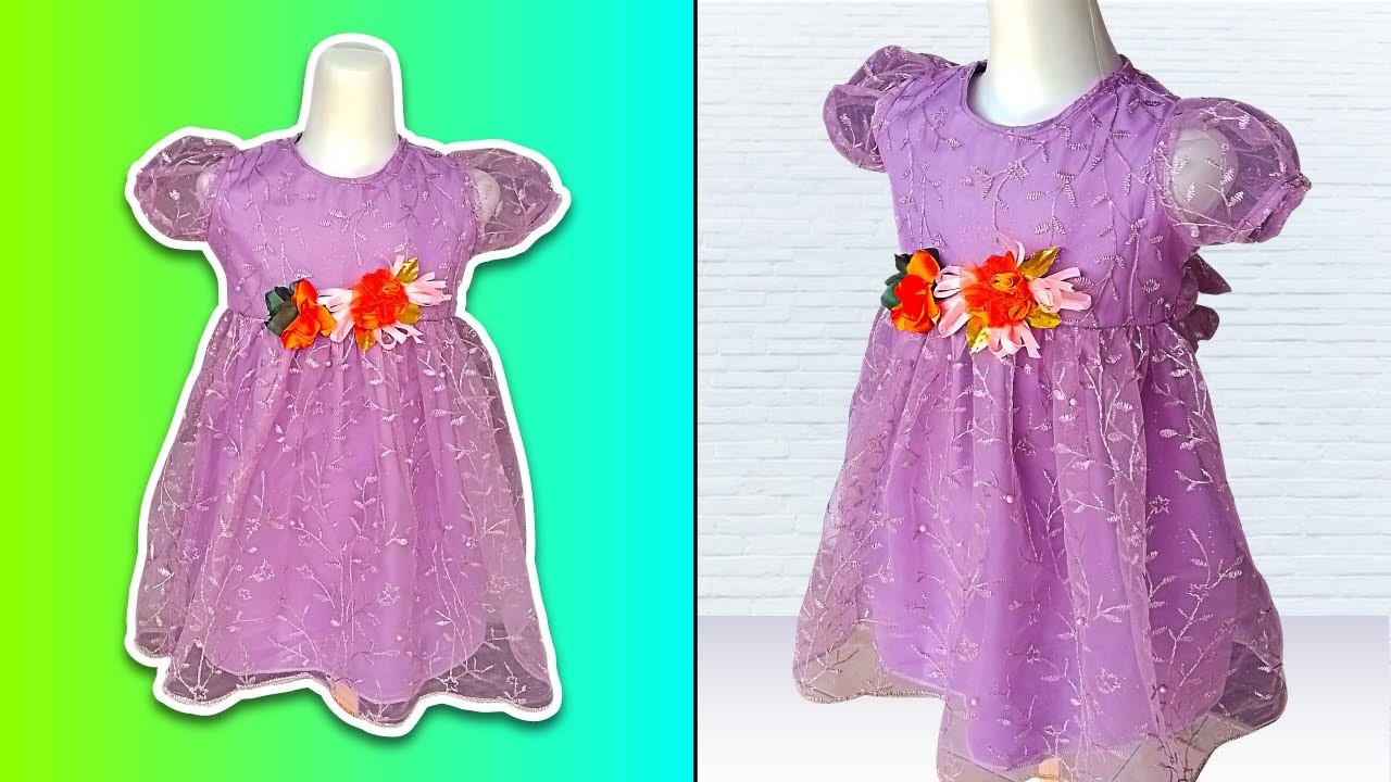 Very Beautiful, Baby party dresses 2 - 4 year old  | Easy way to sew baby dresses