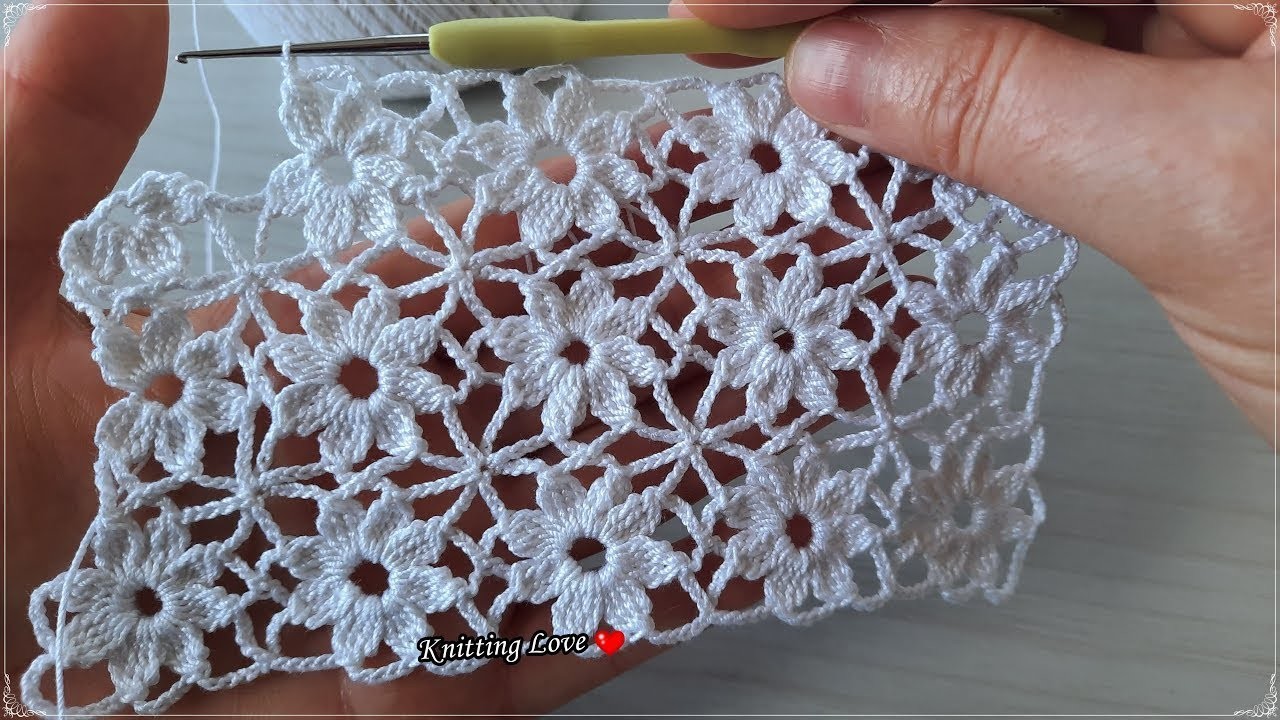 WONDERFUL Very Beautiful Flower Patterned Crochet Filet Etol Shawl and Cover Model Tığ işi örgü