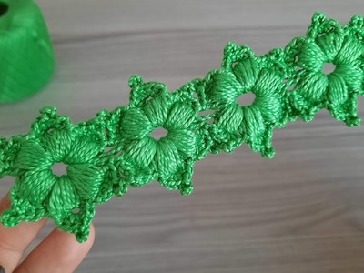 WONDERFUL Very Beautiful Flower Patterned Crochet Filet Etol Shawl Cover Model Tığ işi örgü model