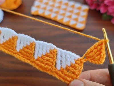 Wow !! Super easy, very crochet beautiful eye catching crochet ✔ Süper kolay, çok güzel, tığ işi.