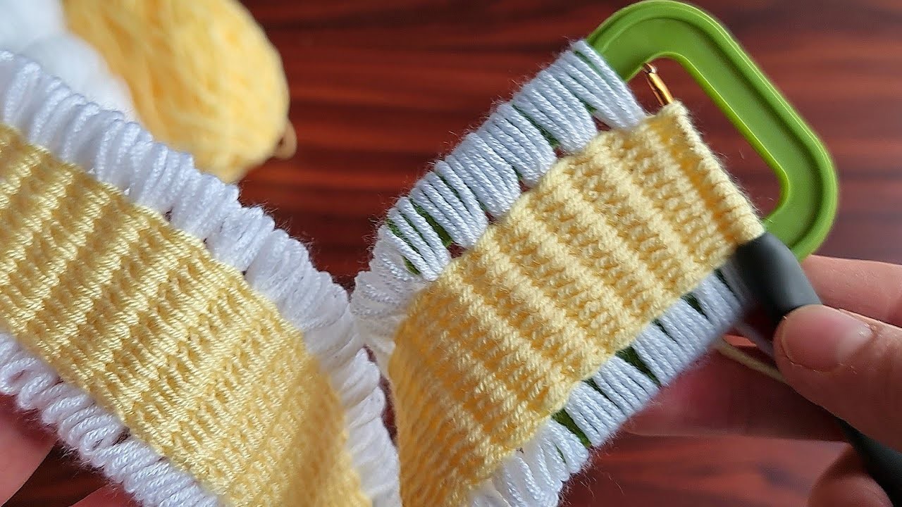 Wow! super idea how to make eye catching crochet hair band ✔Süper fikir göz alıcı tığ işi saç bandı.