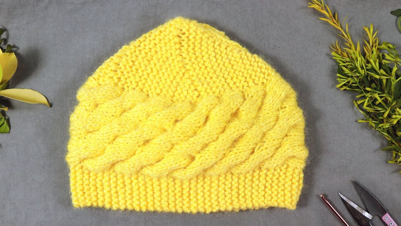 Cap knitting design for ladies and gents Now topi ka design. topi buni tutorial and Hindi