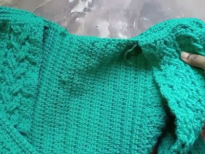 Crochet cardigan part 2|| easy tutorial for beginners