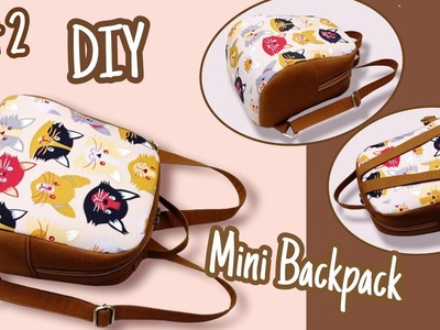 DIY Mini Backpack.Very cute and beautiful backpack Tutorial