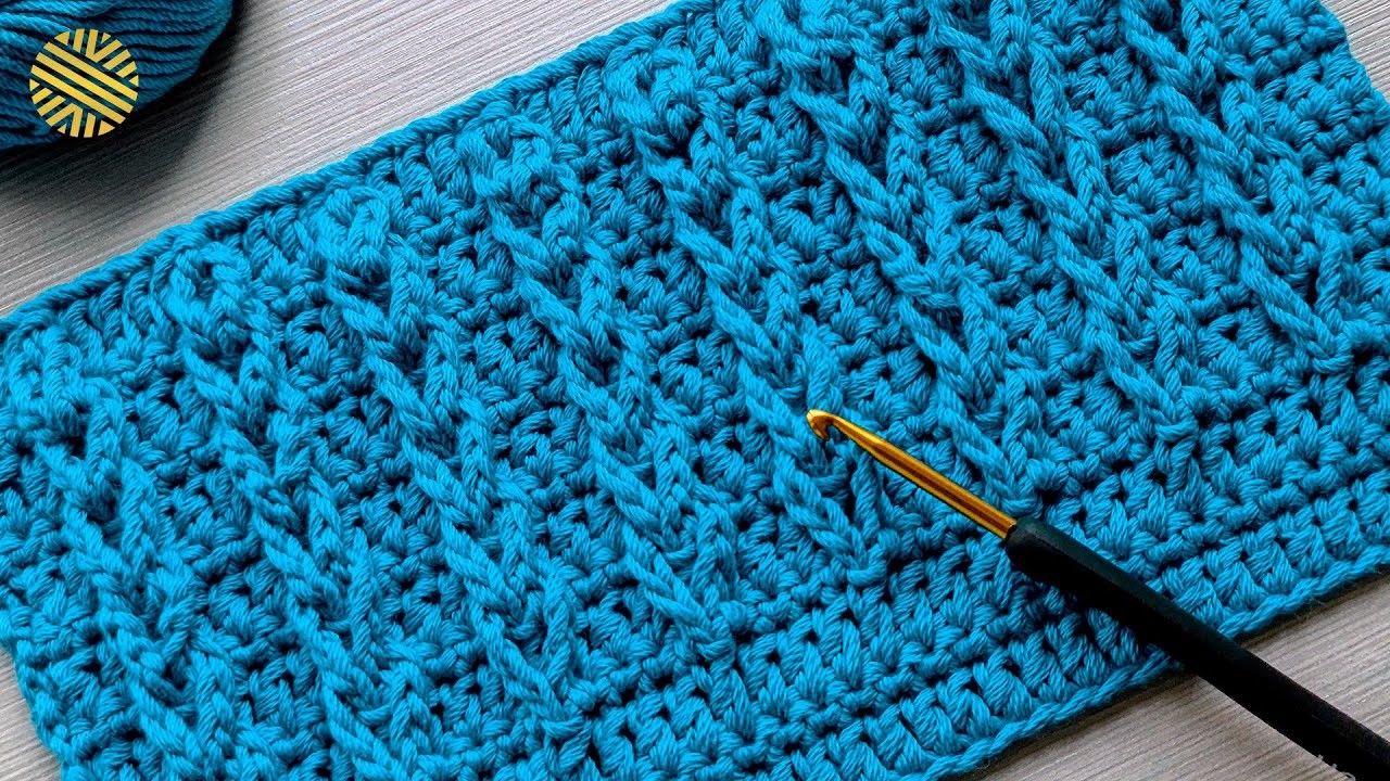 EASY Crochet for Beginners ✅.Azure Baby Blanket Crochet Pattern.How to Crochet.Crochet Tutorial