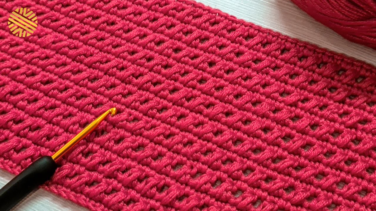 EASY & FAST Crochet Pattern for Beginners! ✅ GORGEOUS Crochet Stitch for Baby Blanket, Scarf and Bag