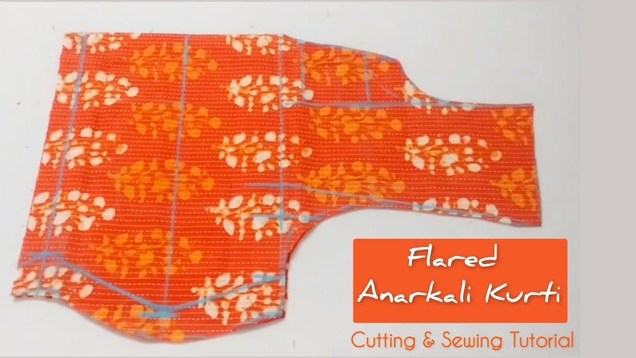 Flared Anarkali Kurti || Easy Step by Step Cutting & Sewing Tutorial || #stalkmycloset #flaredkurti