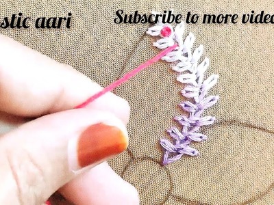 Hand Embroidery Amazing Flower Design With Simple Easy Super Embroidery Stitch Needle Work Tutorial