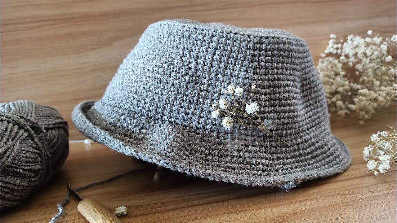 How to Crochet a Bucket Hat | Easy & Quick Crochet Bucket Hat