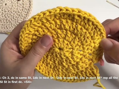 How to Crochet Cat Coaster | Pattern Tutorial