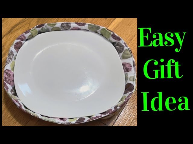 How To Make A Quick & Easy Plate Cozy Step By Step Easy Sewing Tutorial For Beginners @TheTwinsDay.​