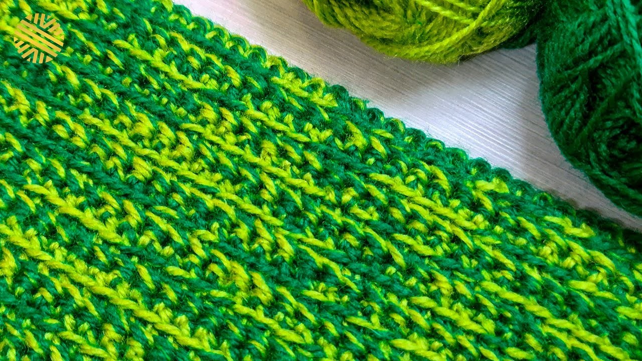 ???? I Made a Super Easy Crochet Pattern With Two Strands of Yarn Together.Crochet Stitch for Beginners