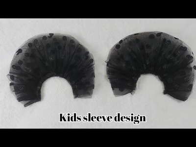 Kids latest frill sleeve cutting and stitching tutorial.three layar sleeve design @Yumnasworld