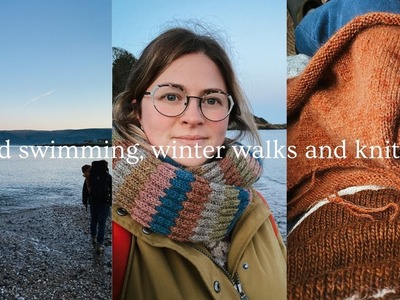 Mid Winter Vlog | Wild Swimming, Walks and Knitting