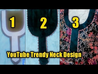 New Trendy Neck Design Cutting & Stitching Full Tutorial