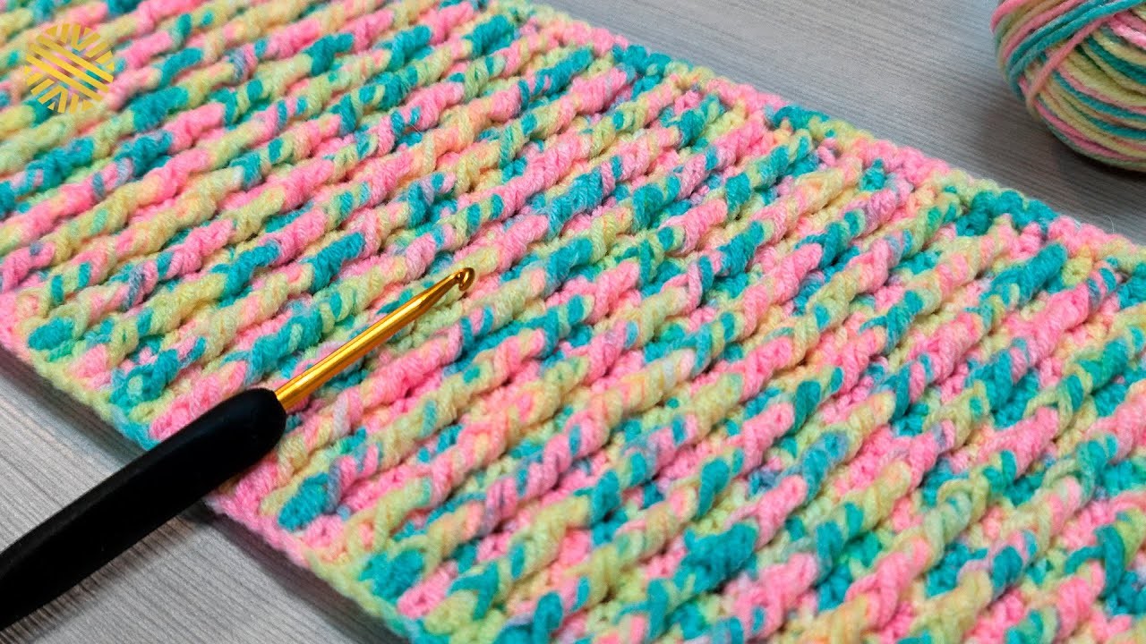 ???? SUPER Easy Crochet Pattern for Beginners! ???? Sublime Crochet Stitch for Baby Blanket, Scarf and Bag