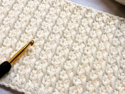 The Most Easy Crochet Pattern for Beginners! ❤️ Wonderful Crochet Stitch for Baby Blankets and Bags