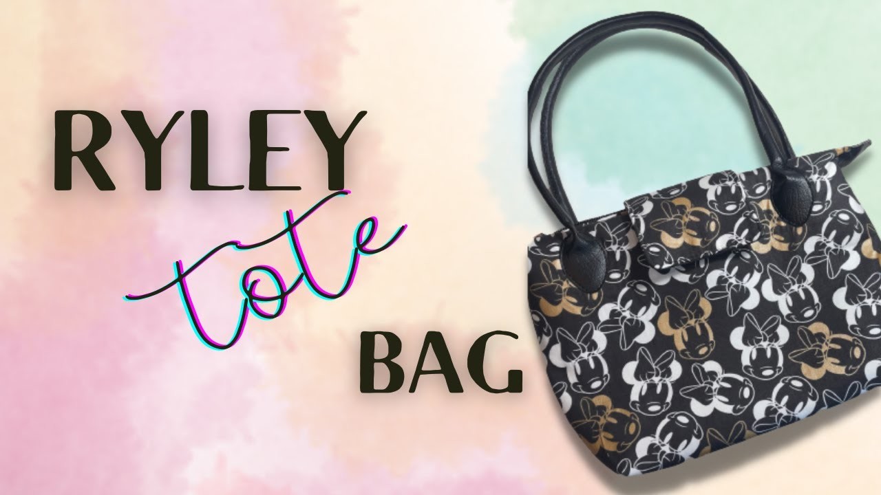 Time lapse Sewing #3: Sewing up a Ryley Tote by Ujamaa Baguettes (Long Champ inspired  handbag)