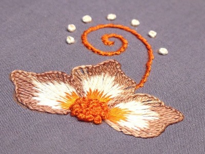 Very Easy Flower Embroidery Tutorial, Flower Embroidery Stitch by Miss Anjiara Begum