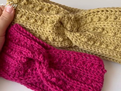 Wonderful ????????Easy Crochet Twist Headband Pattern for Beginners. Crochet Knitting Headband Patterns