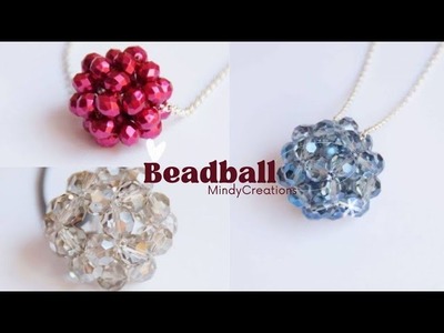 Bead ball tutorial.ball beads 4mm.diy jewelry