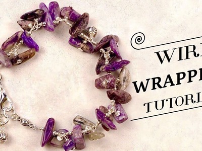 Beaded Jewelry Making | Wire Wrapping Tutorial | How to make a Bracelet | Wire Wrapped Bracelet
