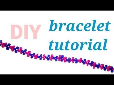 Beads bracelet for beginners.beads bracelet tutorial.jewelry bracelets.by My DIY ideas