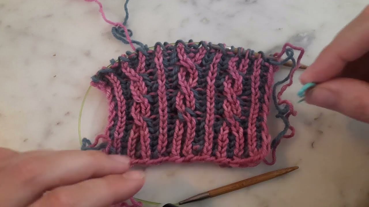 Correcting Color Dominance in Brioche Cables