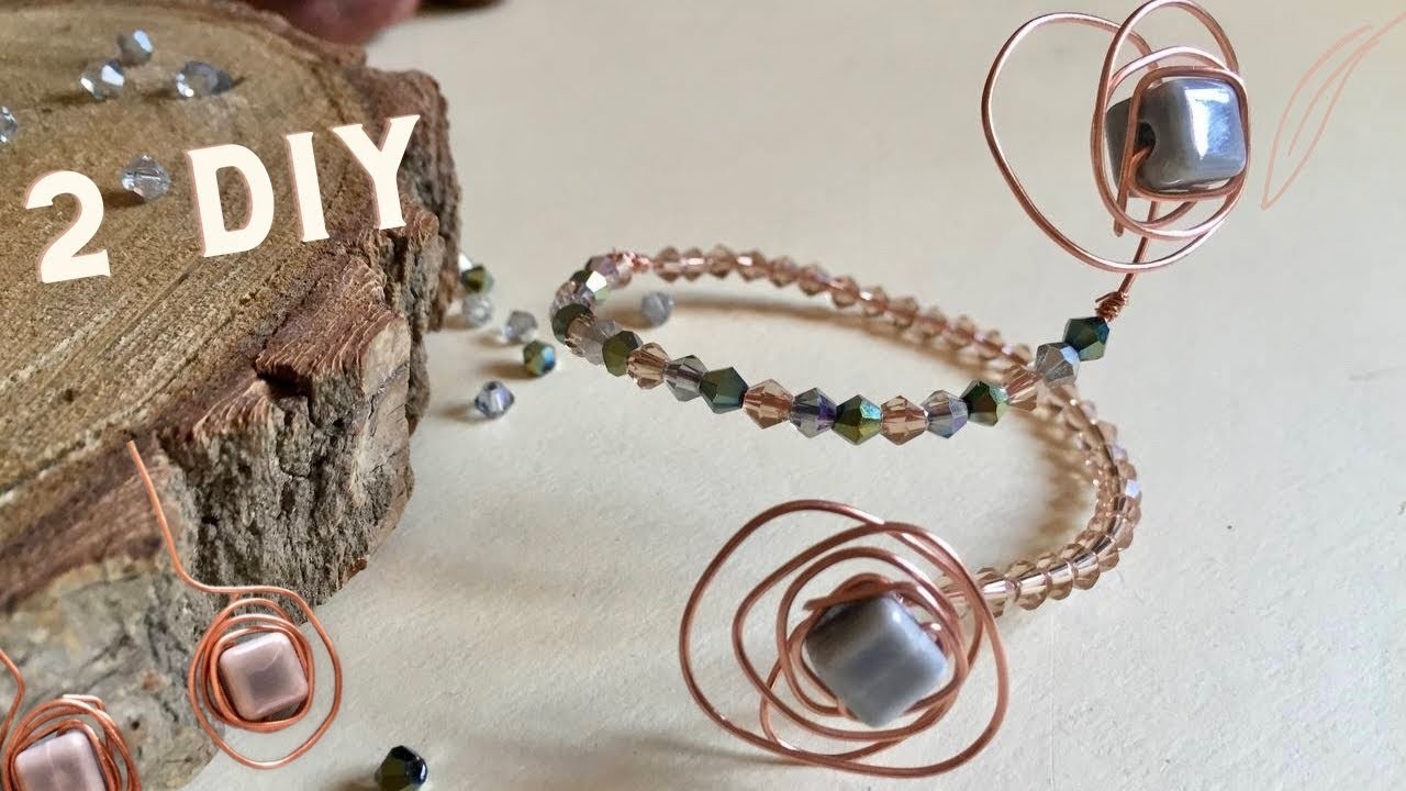 Earrings and Bracelet Set. How to make beaded bracelet