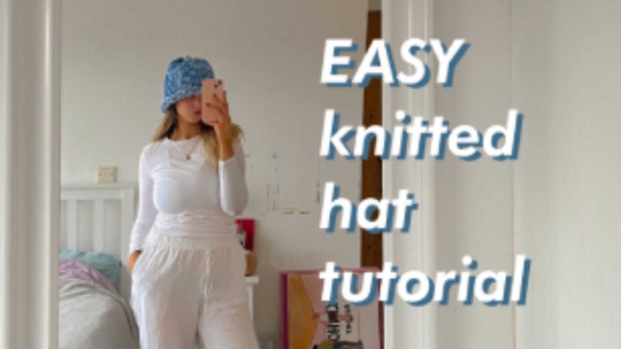 EASY Knitted Hat Tutorial | DIY