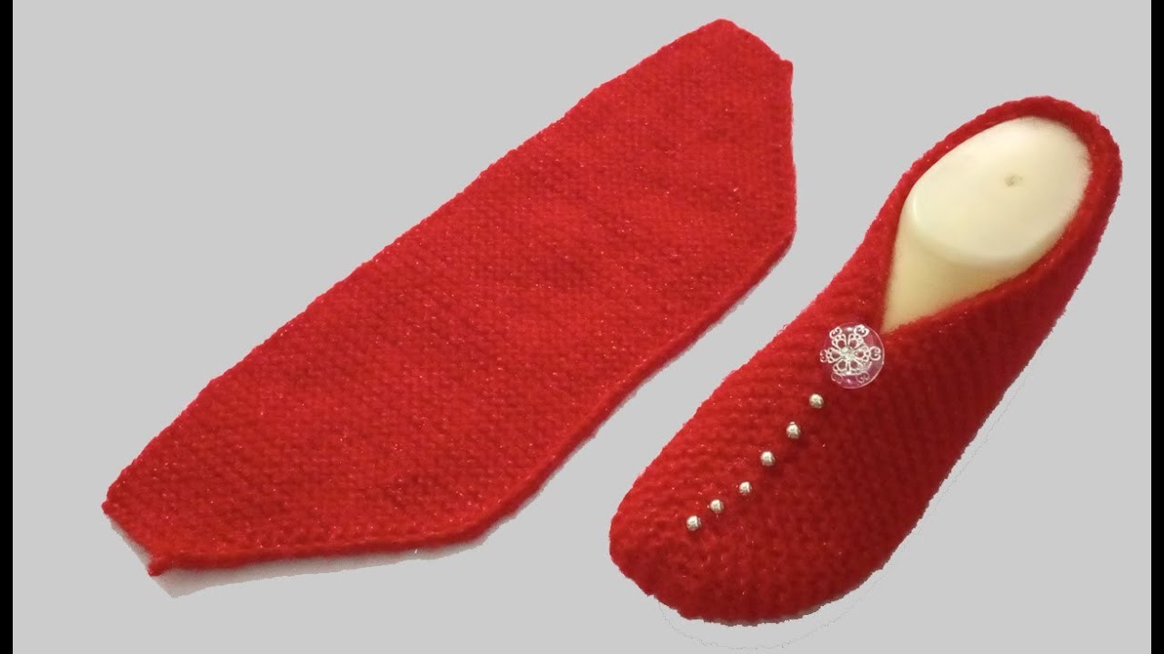 Easy Knitting Ladies Shoes , Socks , Slippers | Knitting Woolen Shoes , Booties
