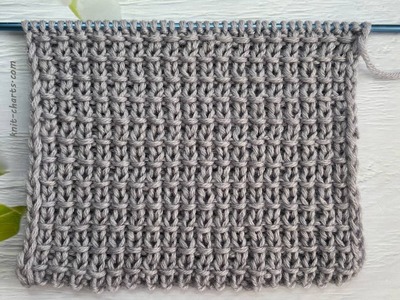 Easy Relief Knit Stitch | Einfaches Reliefmuster | Punto Semplice in rilievo| Punto Fácil en relieve