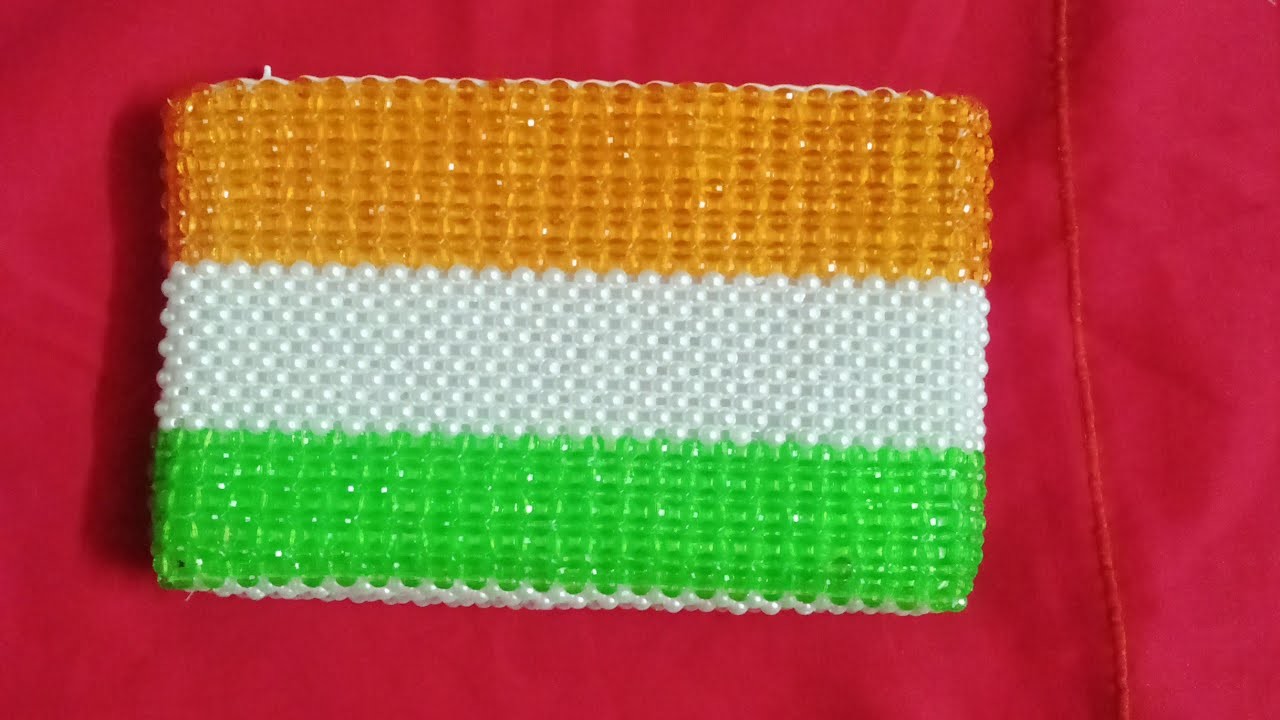 Flag purse. how to make Beaded purse.  beautiful beaded purse