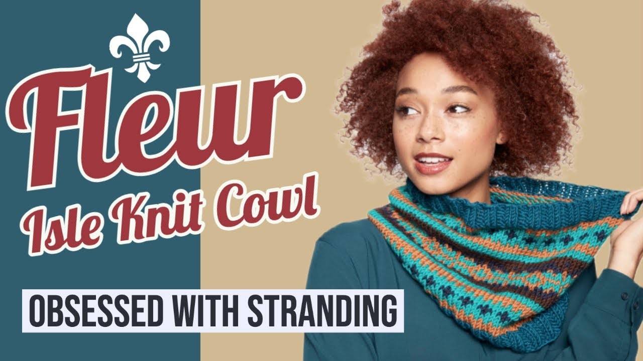 Fleur Isle Knit Cowl for Adults