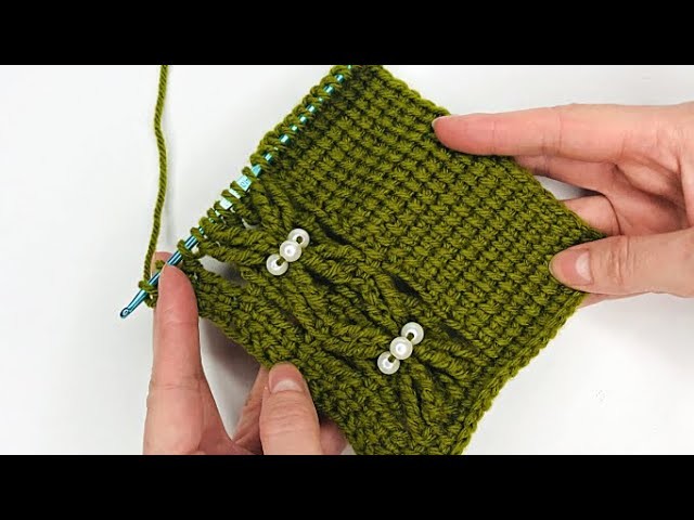 GORGEOUS ???????? Super Easy Tunisian Crochet for Beginners