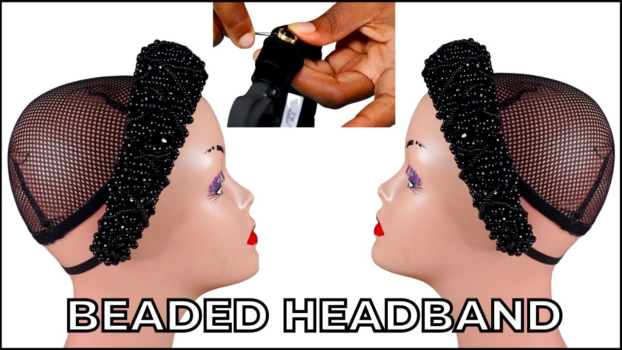 HOW TO BEAD A HEADBAND LIKE A PROFESSIONAL BEADER | Beaded Headband Tutorial | BEGINNER FRIENDLY