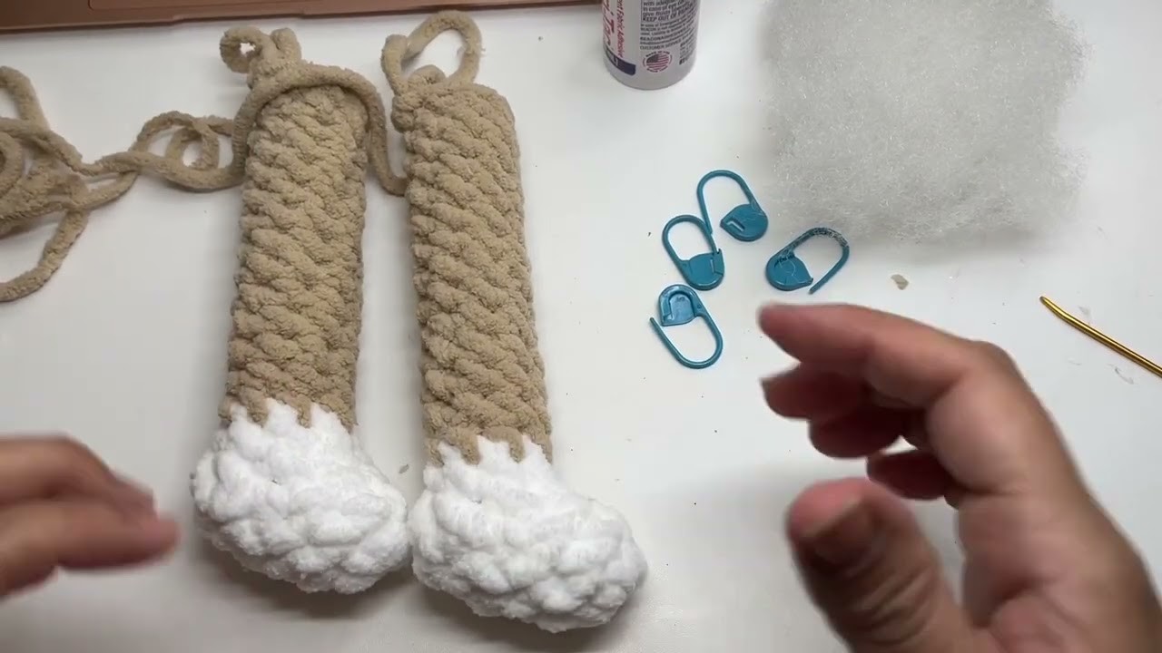 How To Crochet The Grandpa Doll Shoe and Other Details
