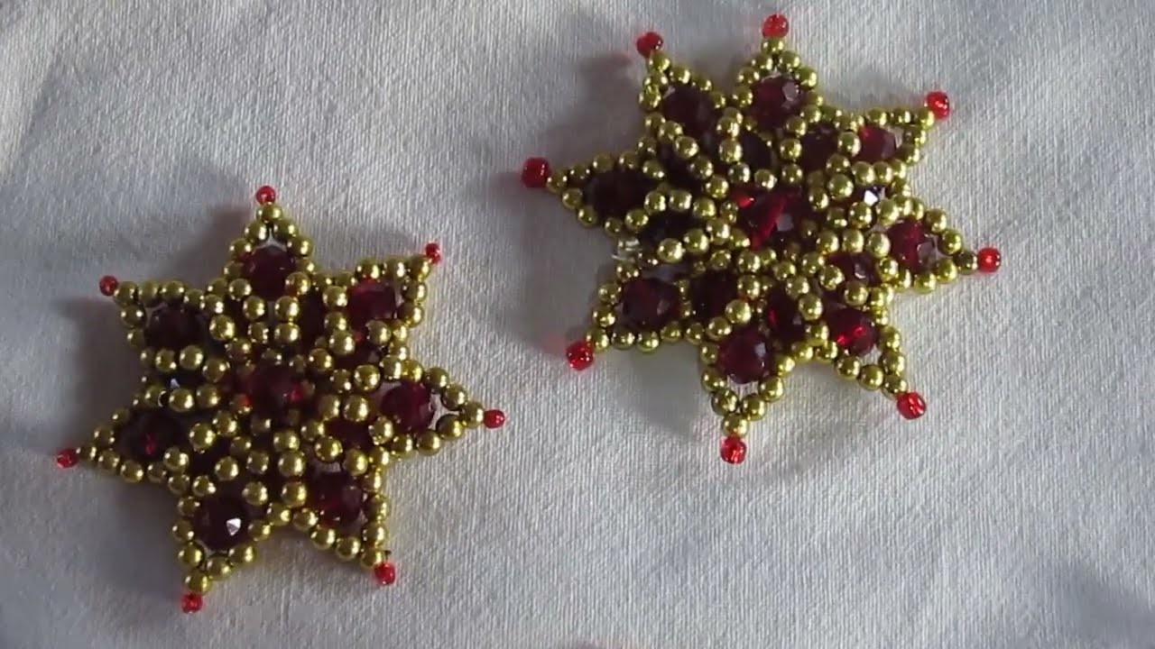 How To Mack star crytal & bead #handmadenepalimala #crystal