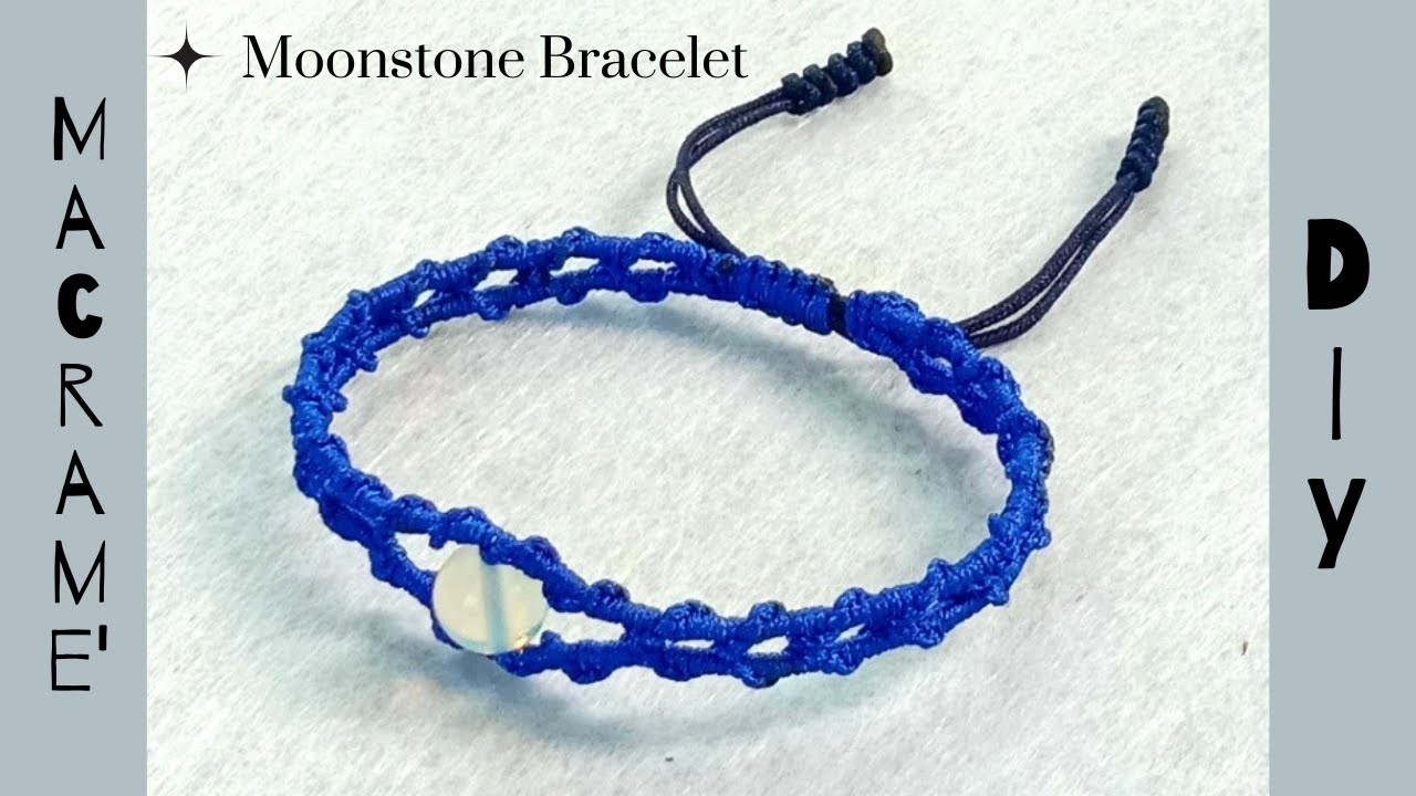 How to make a Handmade Macrame Bracelet with beads