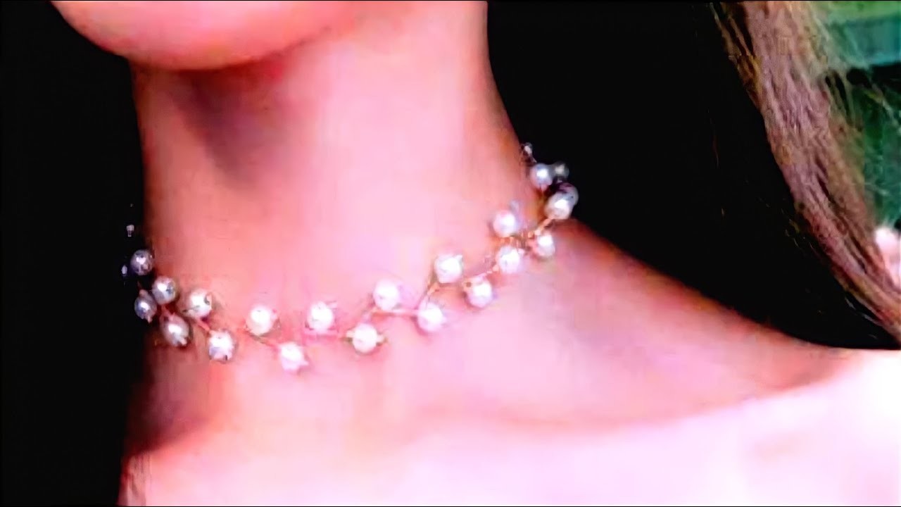 How to Make Necklace With Head Pin Pearl& Beads????????????????