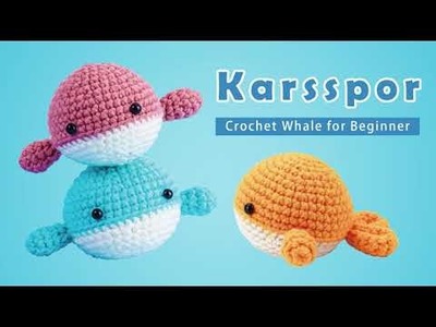 Karsspor--How to crochet the little whale