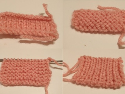Knitting tutorial, beginner, cast on, bind off, basic knitting. tricot débutant, tricot de base