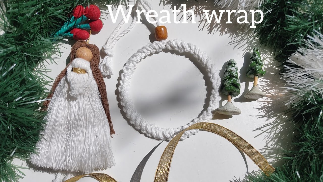 Macrame wreath wrap | macrame bracelet knot | chithus crazy craft