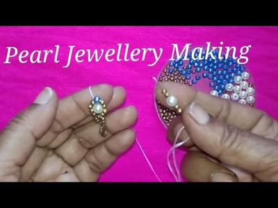 Pearl Bracelet and Necklace making. How to make Jewellery. Moti ka Mala