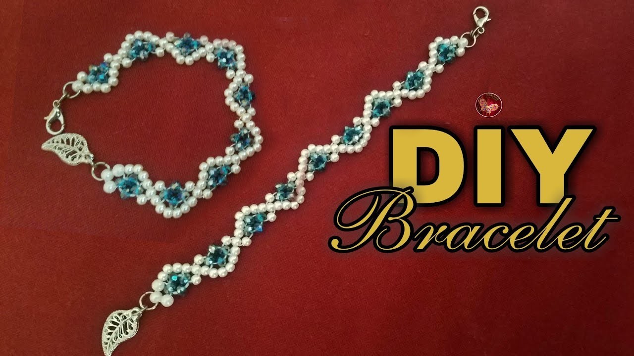 Simple Pearl Beads bracelet tutorial || How to make jewelry || DIY Beaded Bracelet