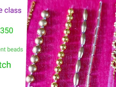 Tutorial 26 : Different type of beads stitches