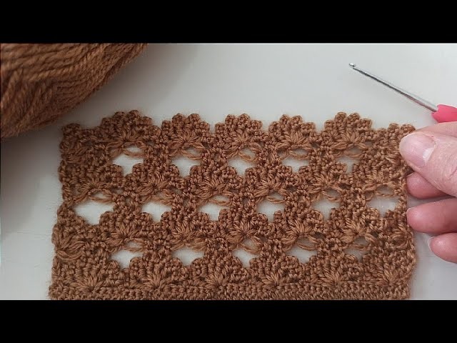 Unbelievable! l knitted this beautiful crochet stitch in an hour and it's done easy crochet